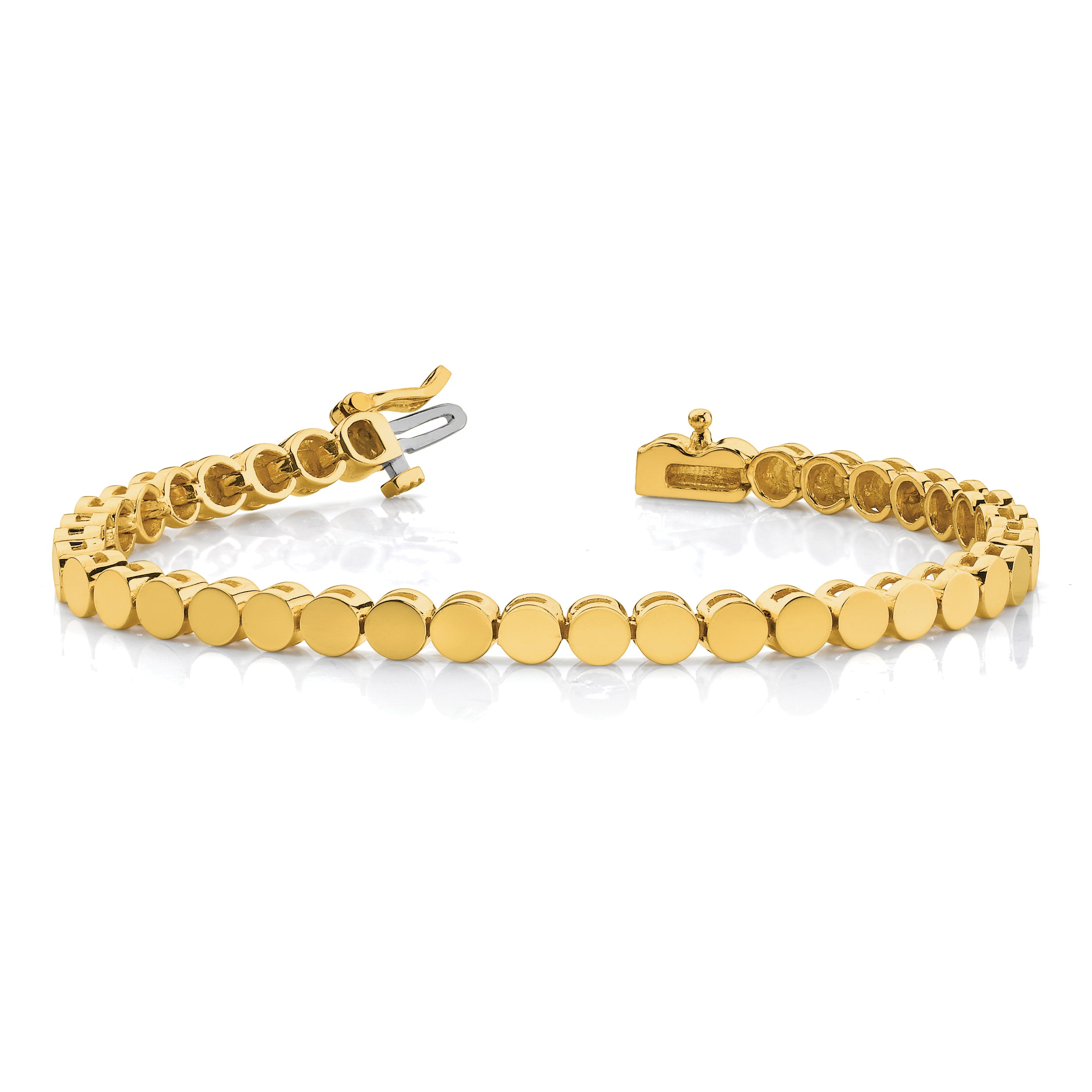 14k Holds 35 Stones up to 3.5mm, Add-a-Diamond Bracelet