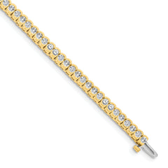 14k AA Diamond Tennis Bracelet