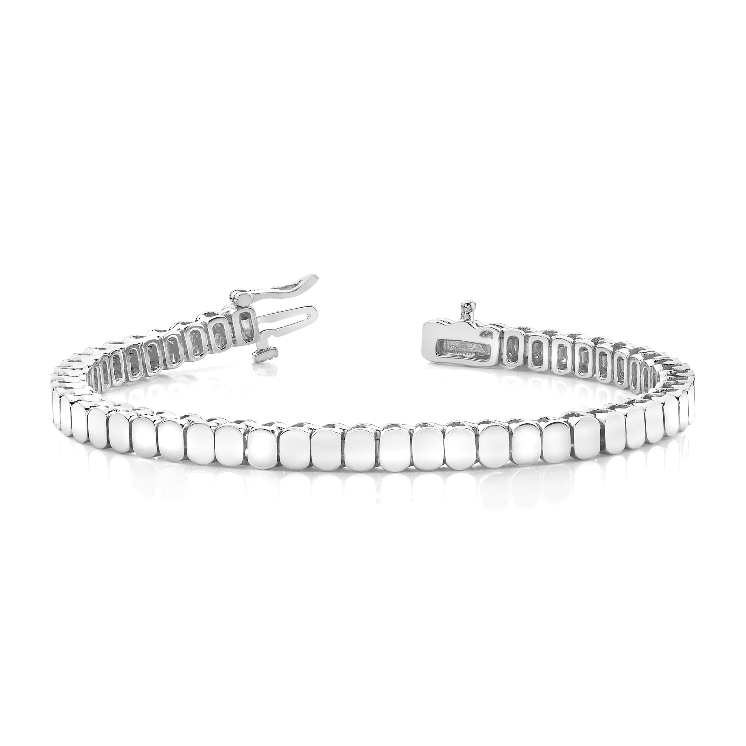 14k White Gold Holds up to 51 3mm Stones Add-A-Diamond Tennis Bracelet Moun