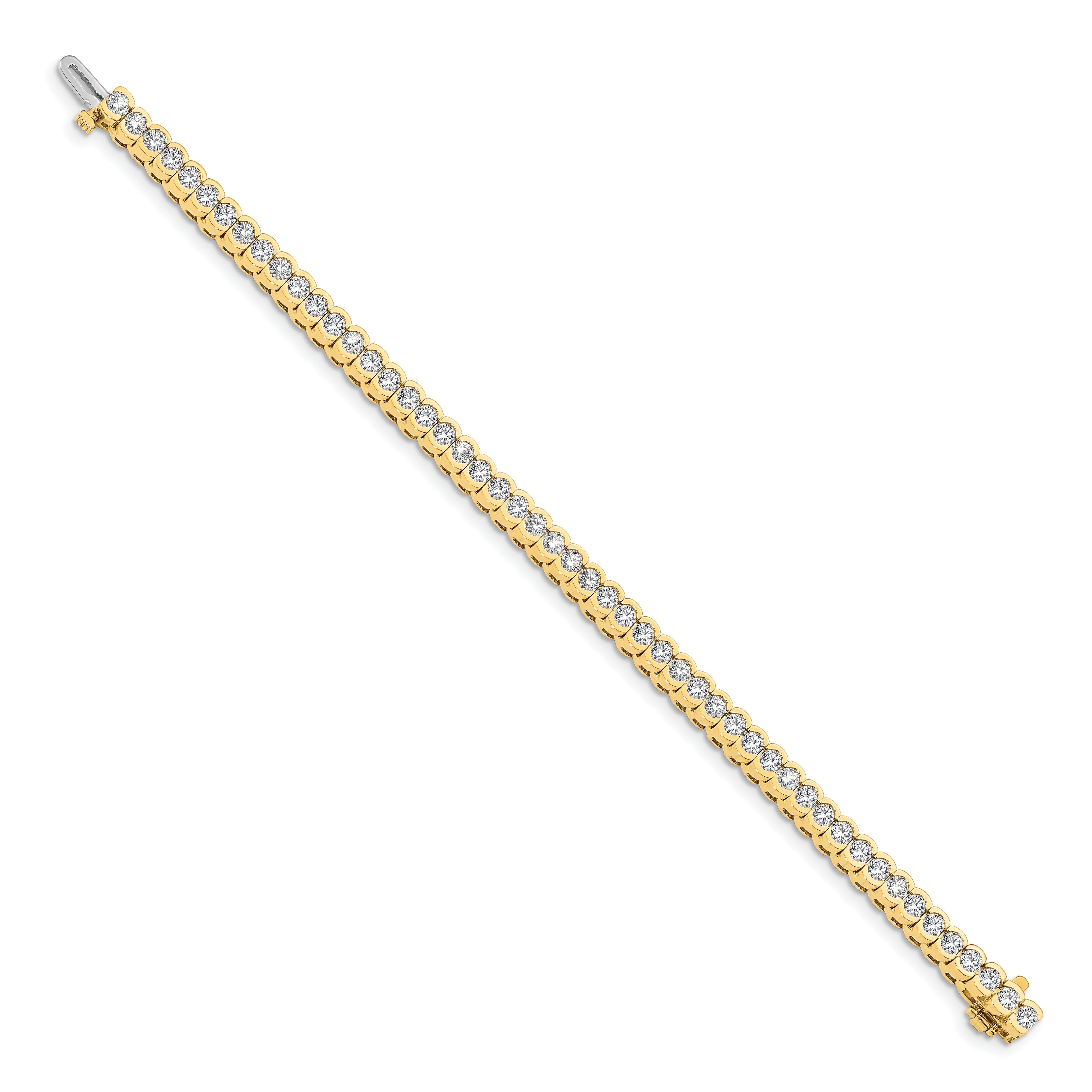 14k AA Diamond Tennis Bracelet