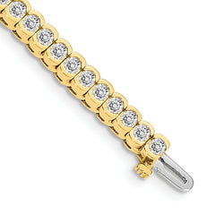 14k AA Diamond Tennis Bracelet