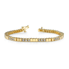 14k Add-a-Diamond Tennis Bracelet