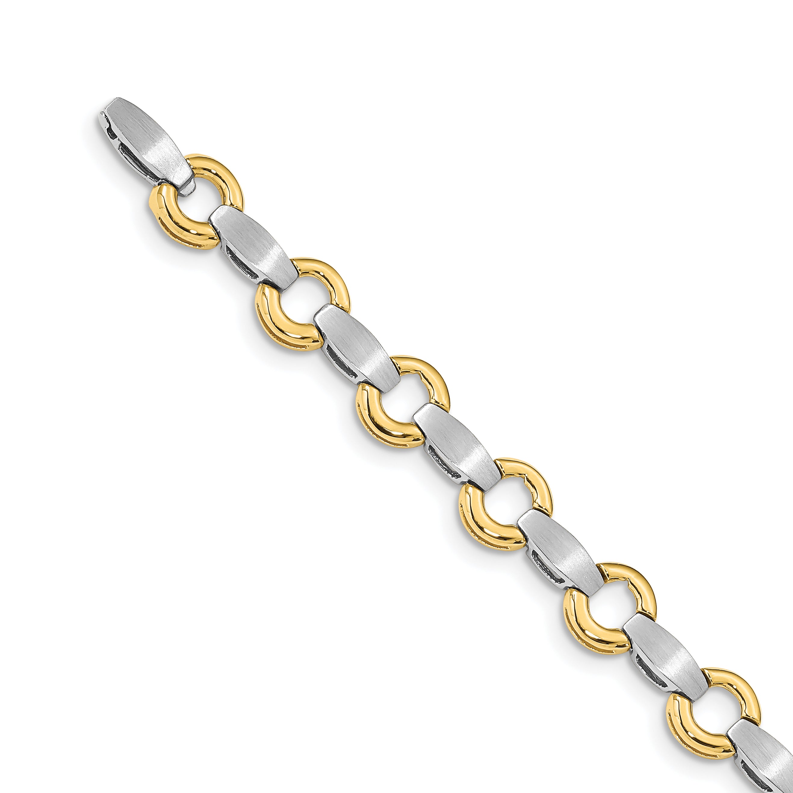 14K Two-tone Add-a-Diamond Tennis Bracelet