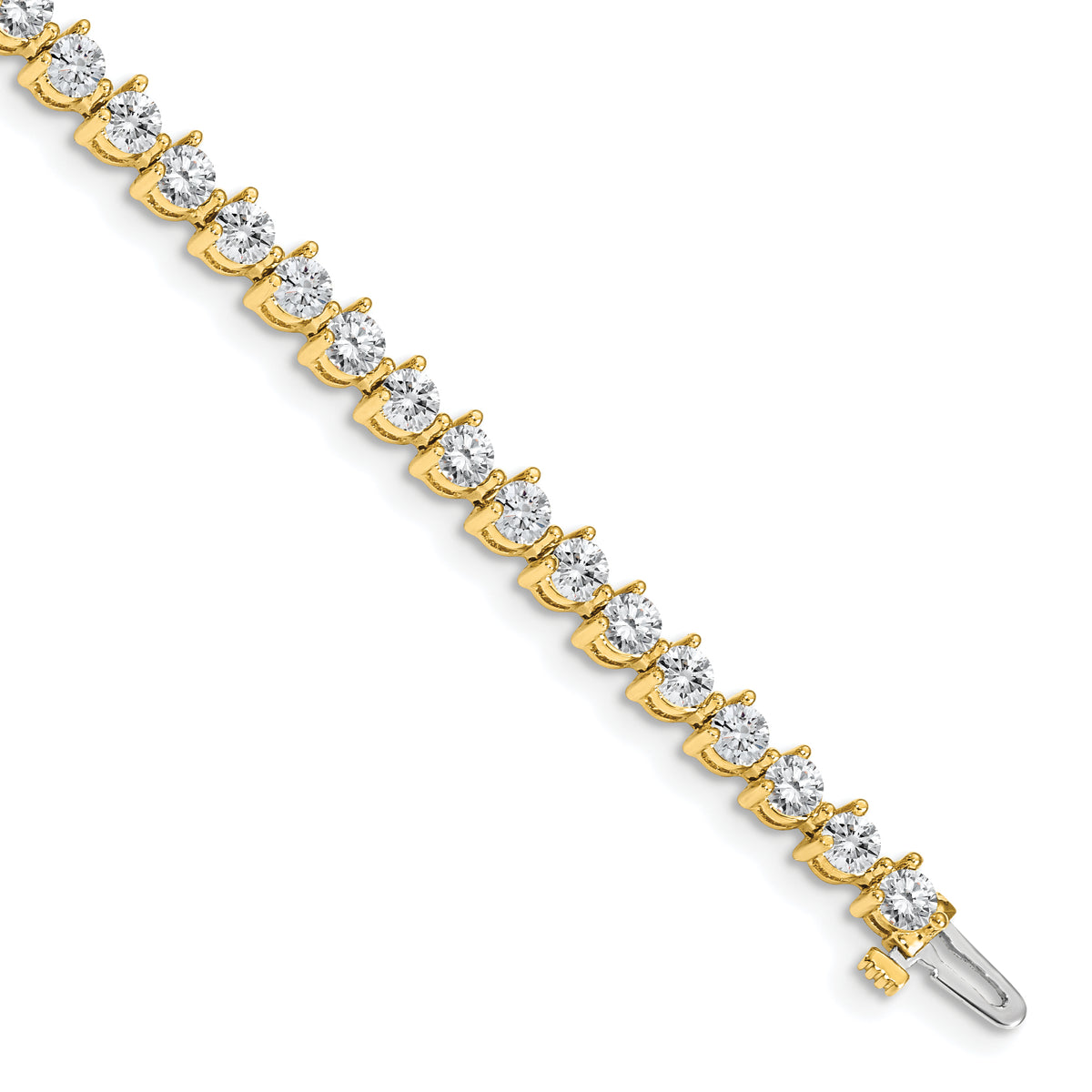 14k AA Diamond Tennis Bracelet