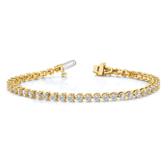 14k AA Diamond Tennis Bracelet