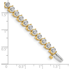 14k AA Diamond Tennis Bracelet