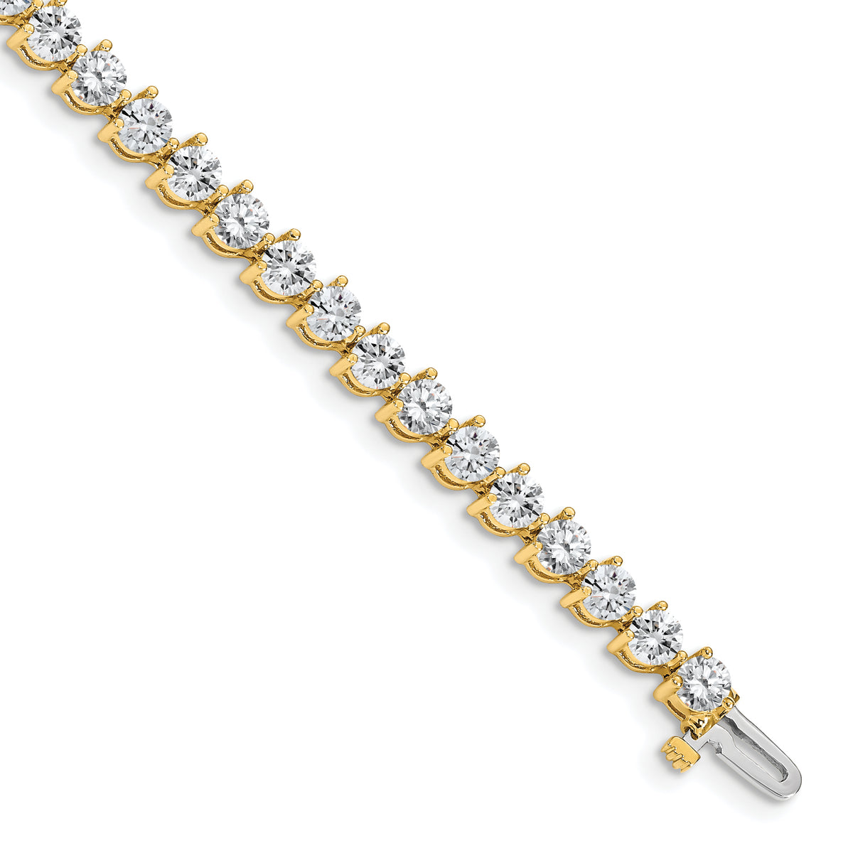 14k AA Diamond Tennis Bracelet