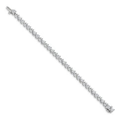 14k White Gold AA Diamond Tennis Bracelet