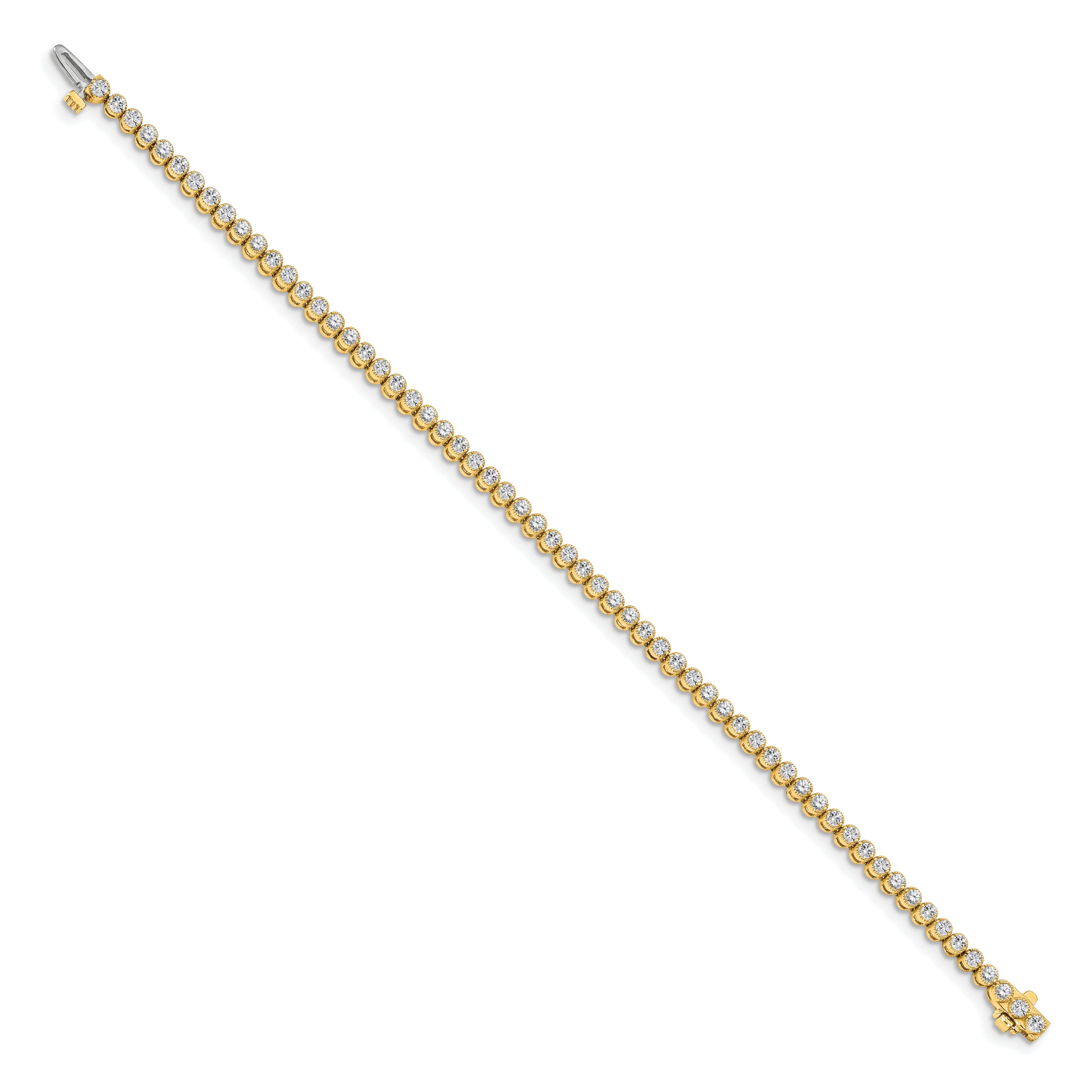 14k AA Diamond Tennis Bracelet