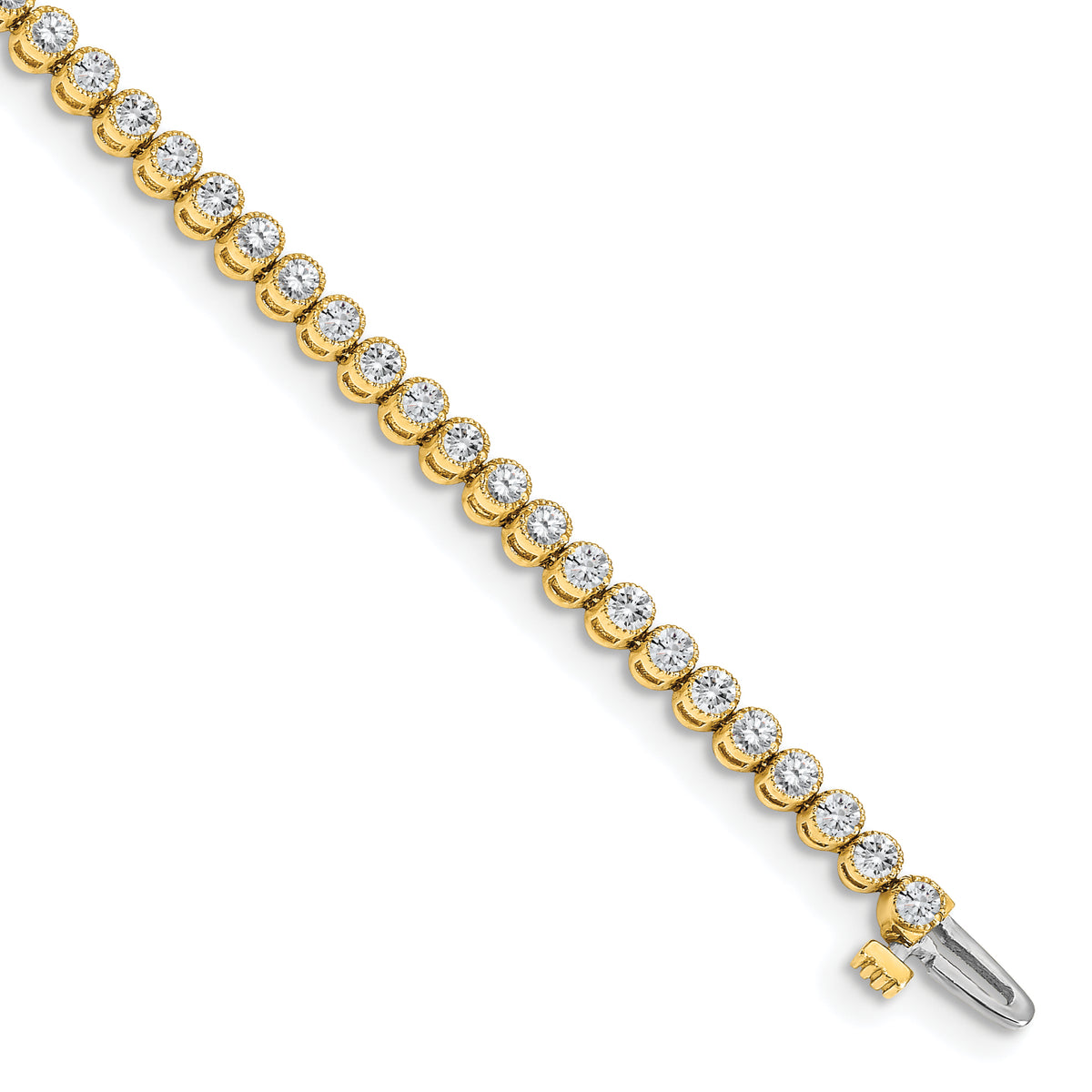 14k AA Diamond Tennis Bracelet