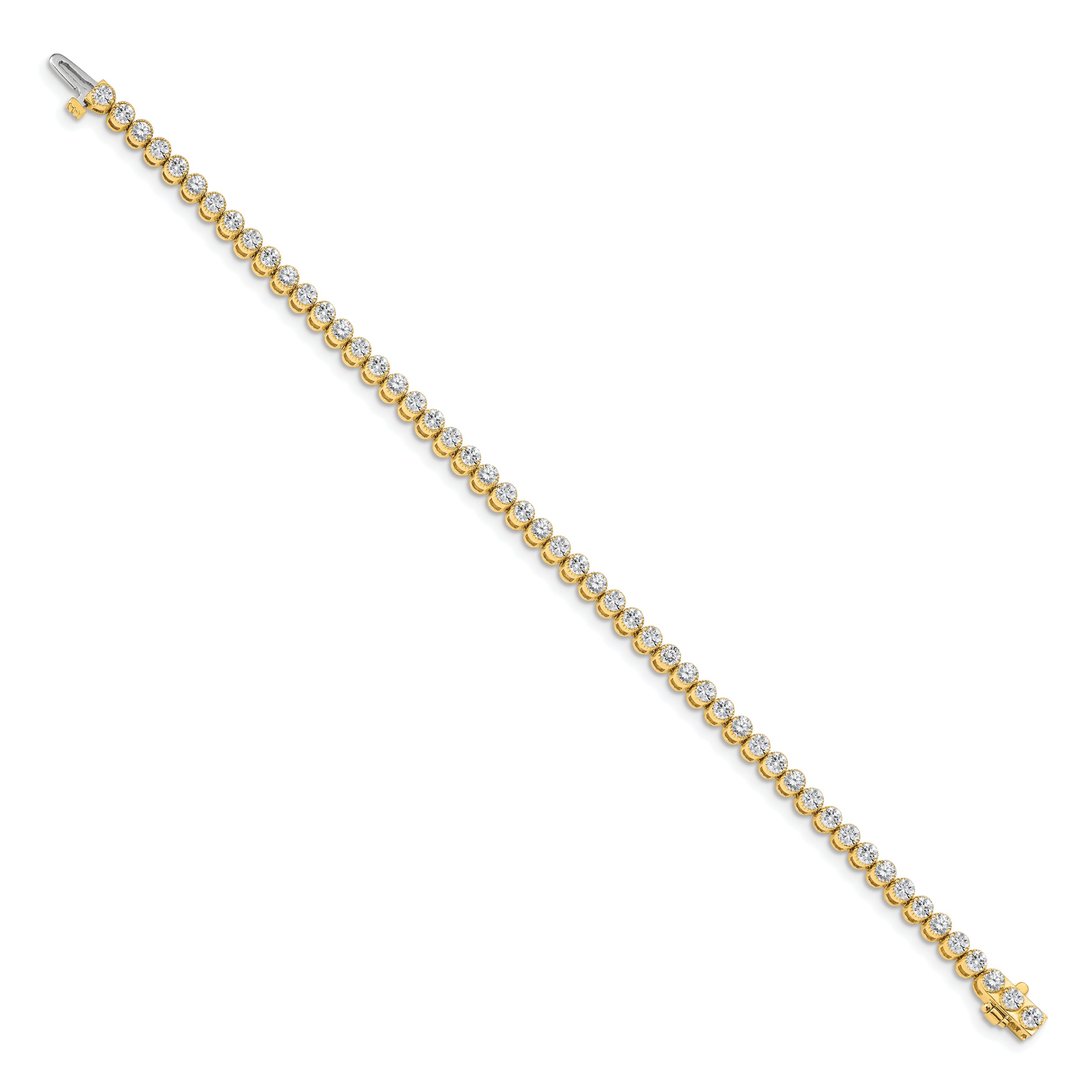 14k AA Diamond Tennis Bracelet