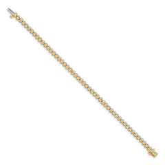 14k AA Diamond Tennis Bracelet