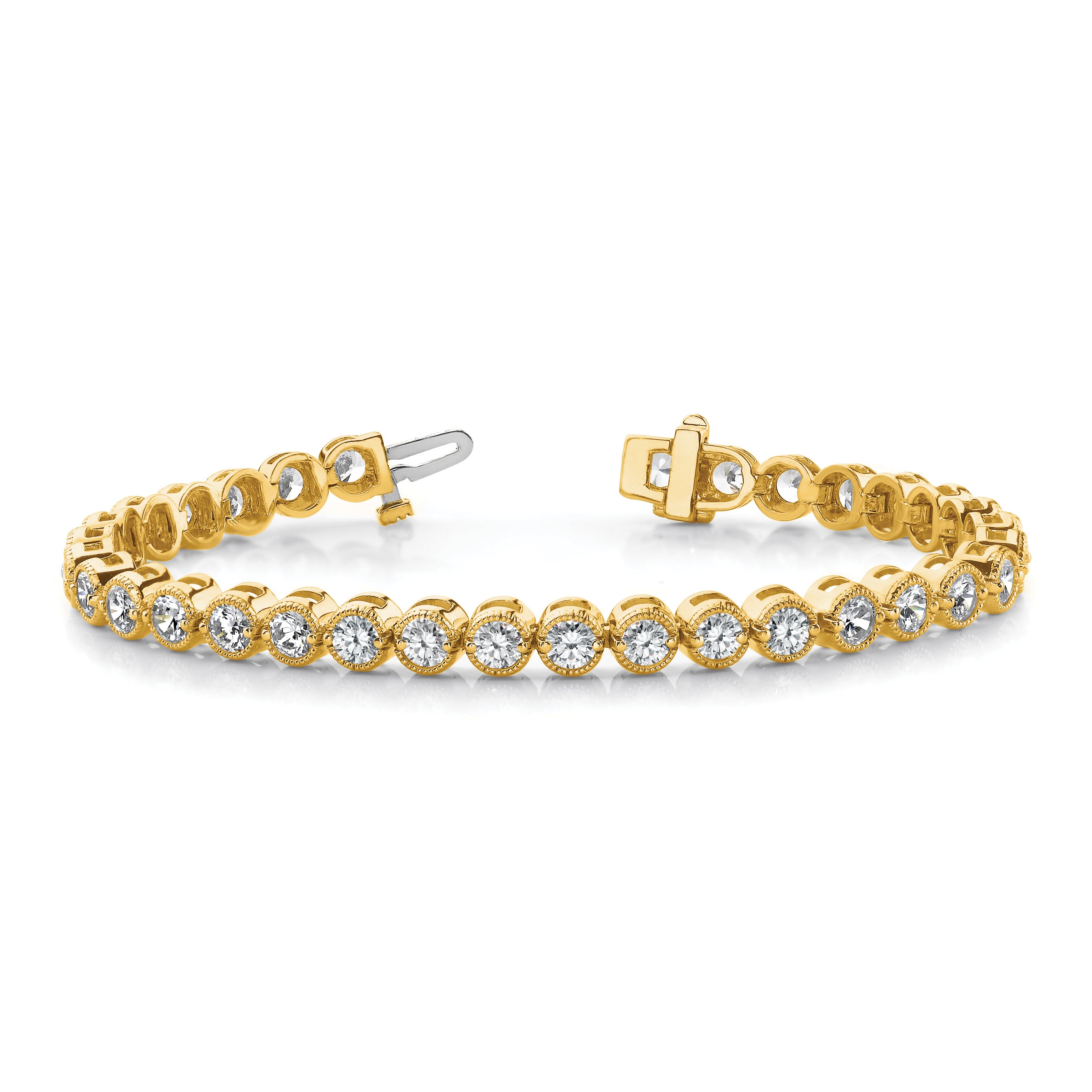 14k AA Diamond Tennis Bracelet