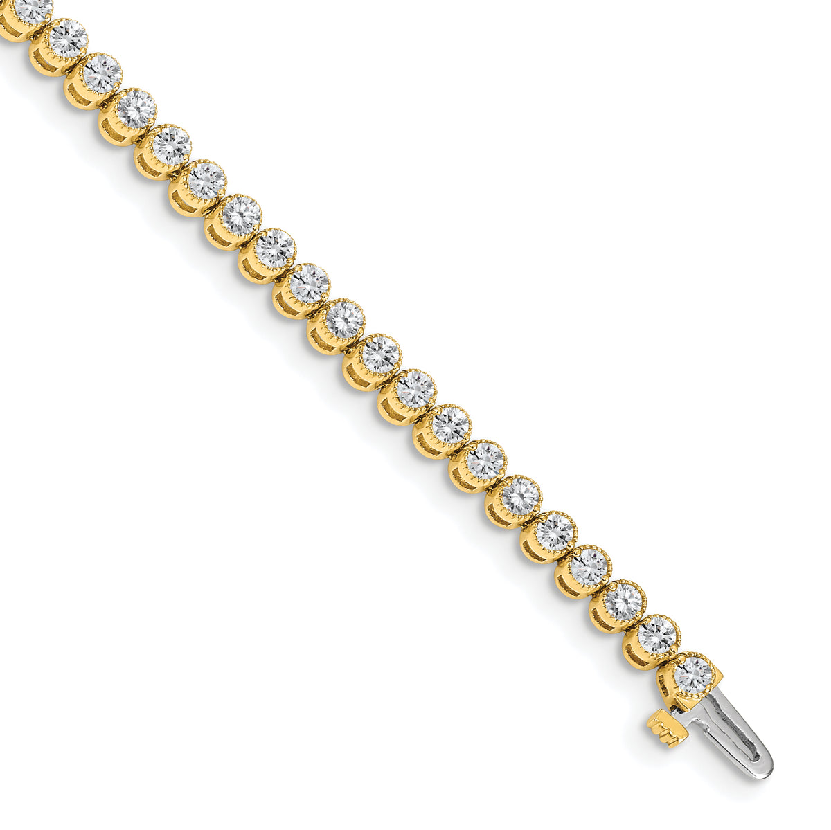 14k AA Diamond Tennis Bracelet