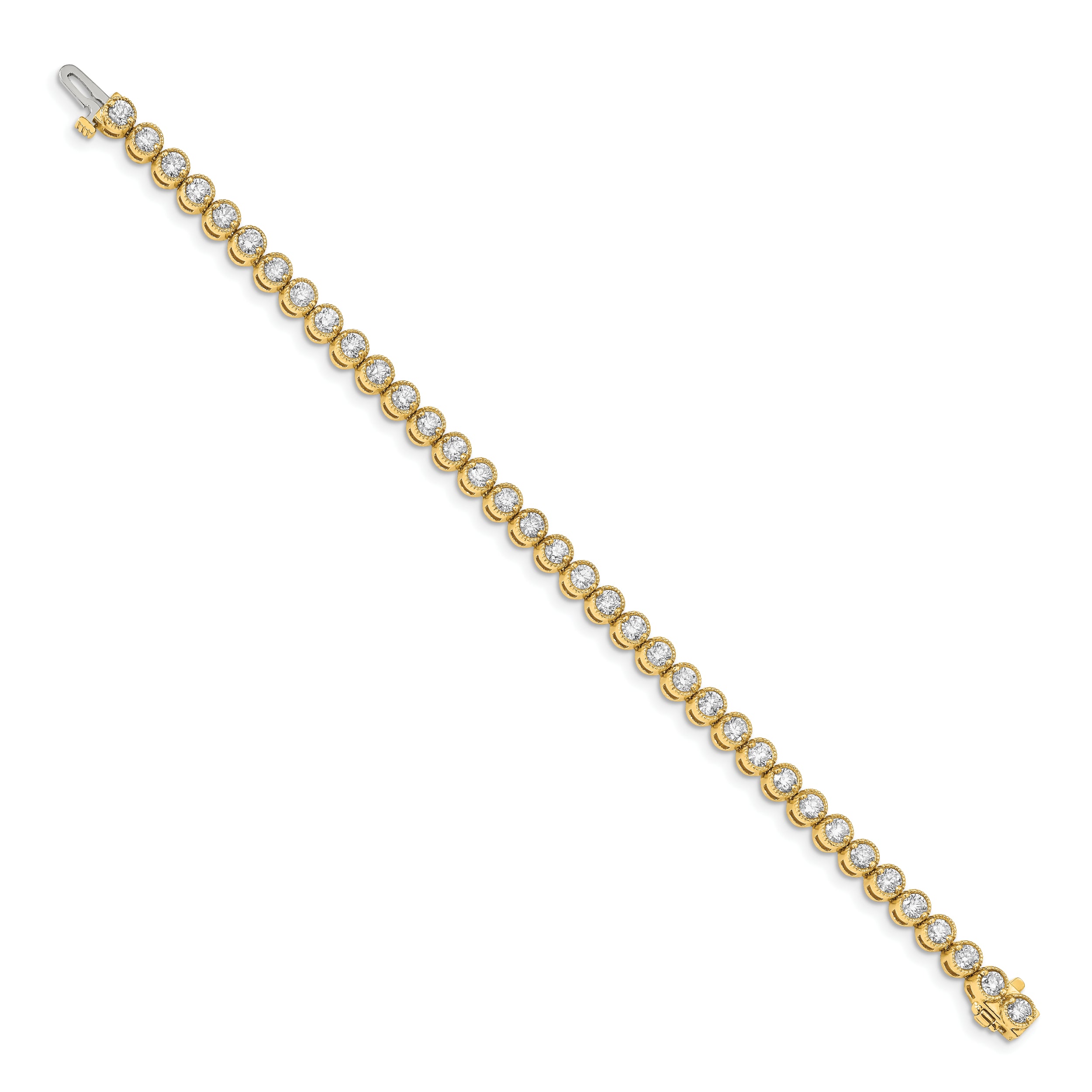 14k AA Diamond Tennis Bracelet