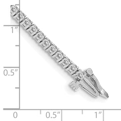 14k White Gold AA Diamond Tennis Bracelet