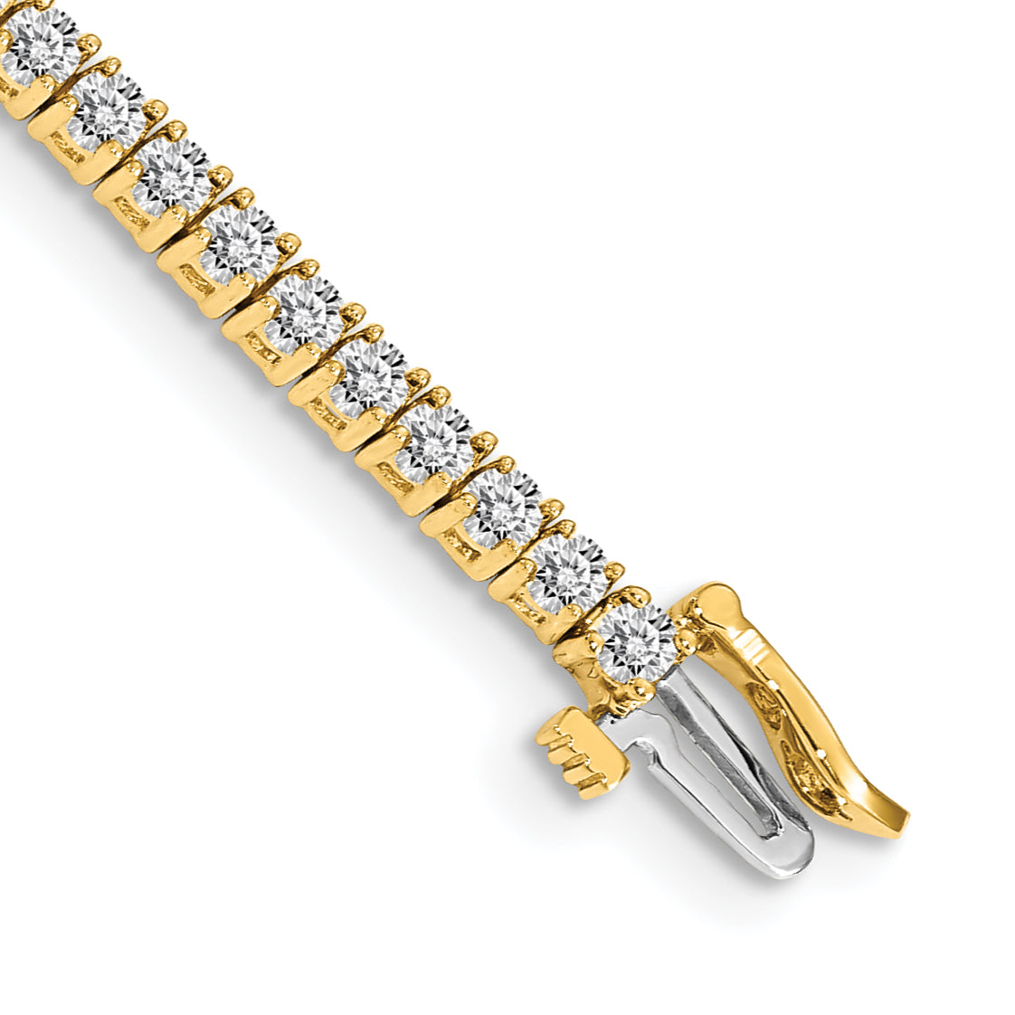 14k AA Diamond Tennis Bracelet