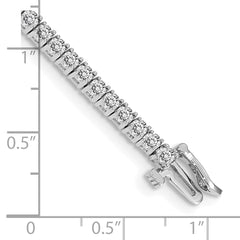 14k White Gold AA Diamond Tennis Bracelet