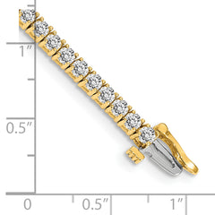 14k AA Diamond Tennis Bracelet