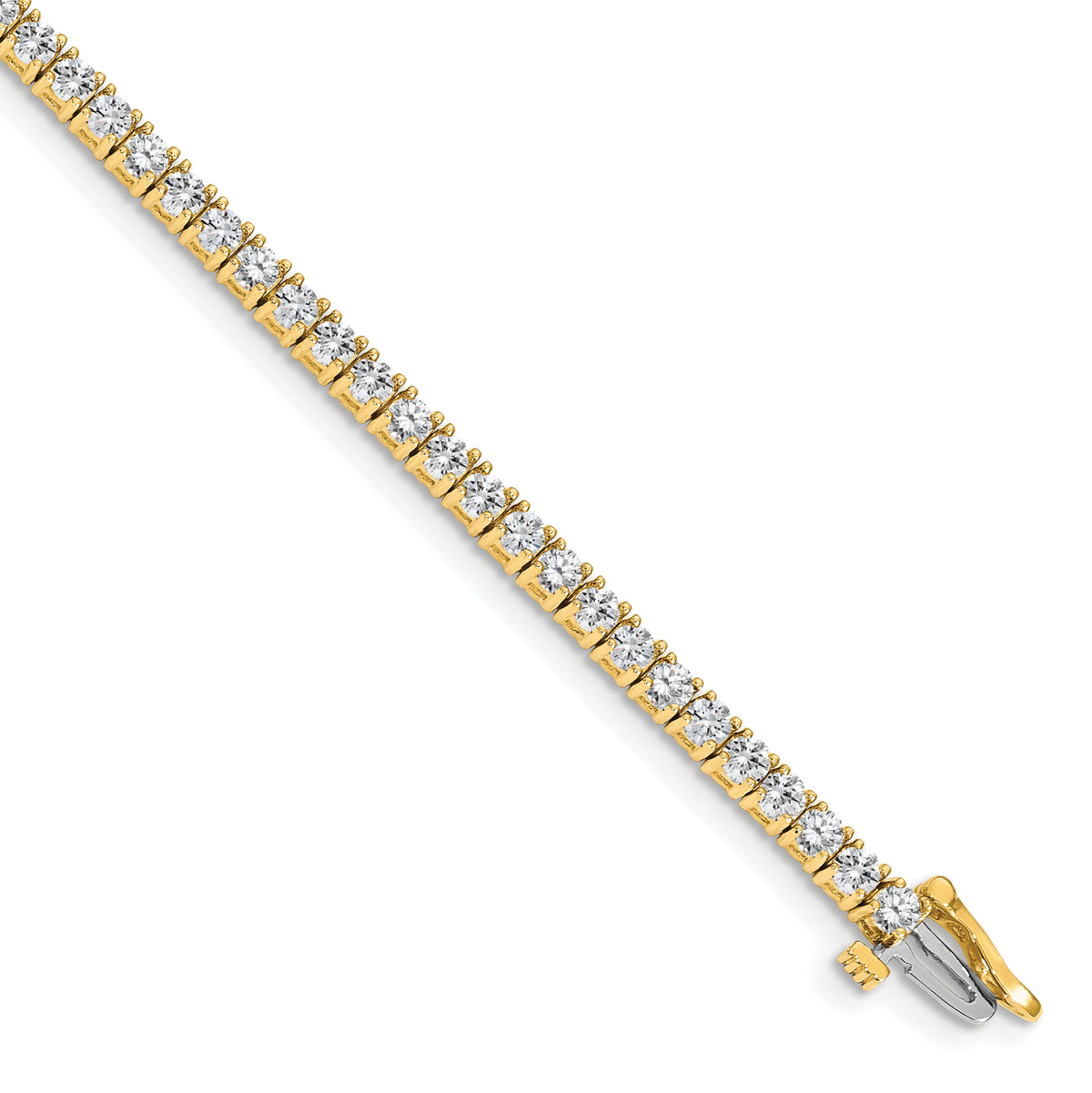 14k AA Diamond Tennis Bracelet