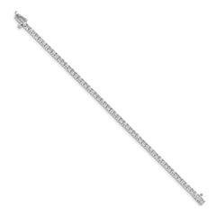 14k White Gold AA Diamond Tennis Bracelet