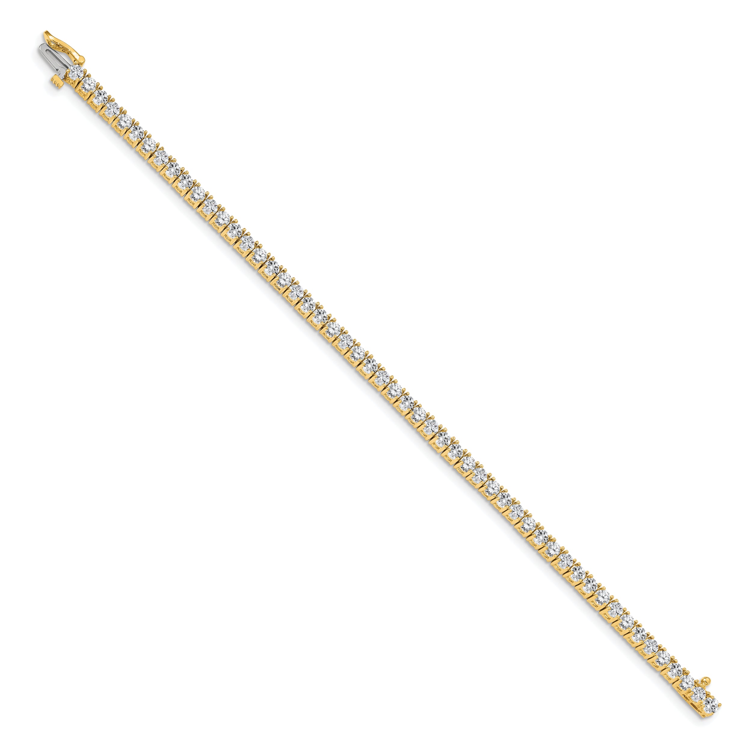 14k AA Diamond Tennis Bracelet