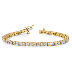 14k AA Diamond Tennis Bracelet