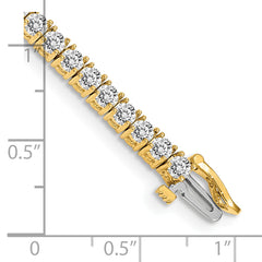 14k AA Diamond Tennis Bracelet