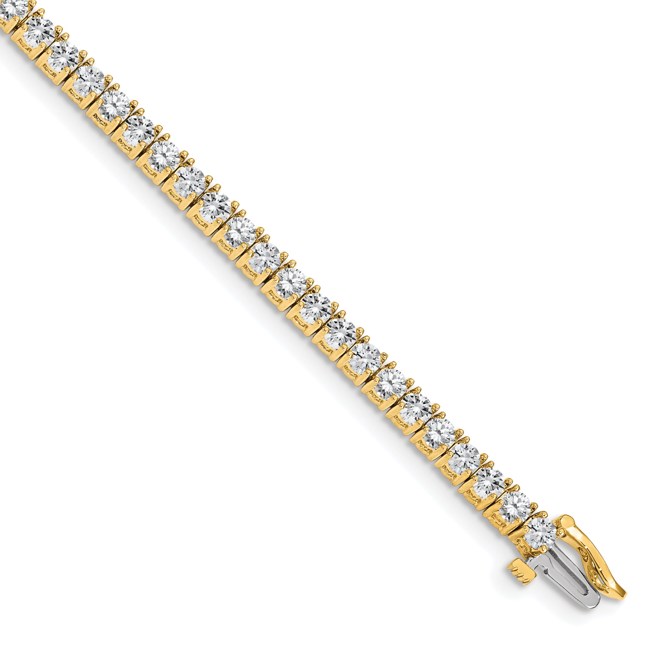 14k AA Diamond Tennis Bracelet