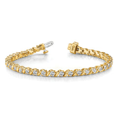 14k AA Diamond Tennis Bracelet