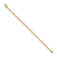 14k AA Diamond Tennis Bracelet