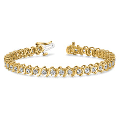 14k AA Diamond Tennis Bracelet