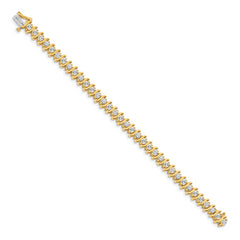 14k AA Diamond Tennis Bracelet