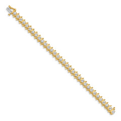 14k AA Diamond Tennis Bracelet