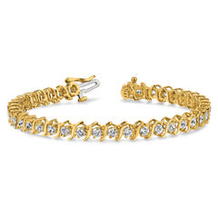 14k AA Diamond Tennis Bracelet