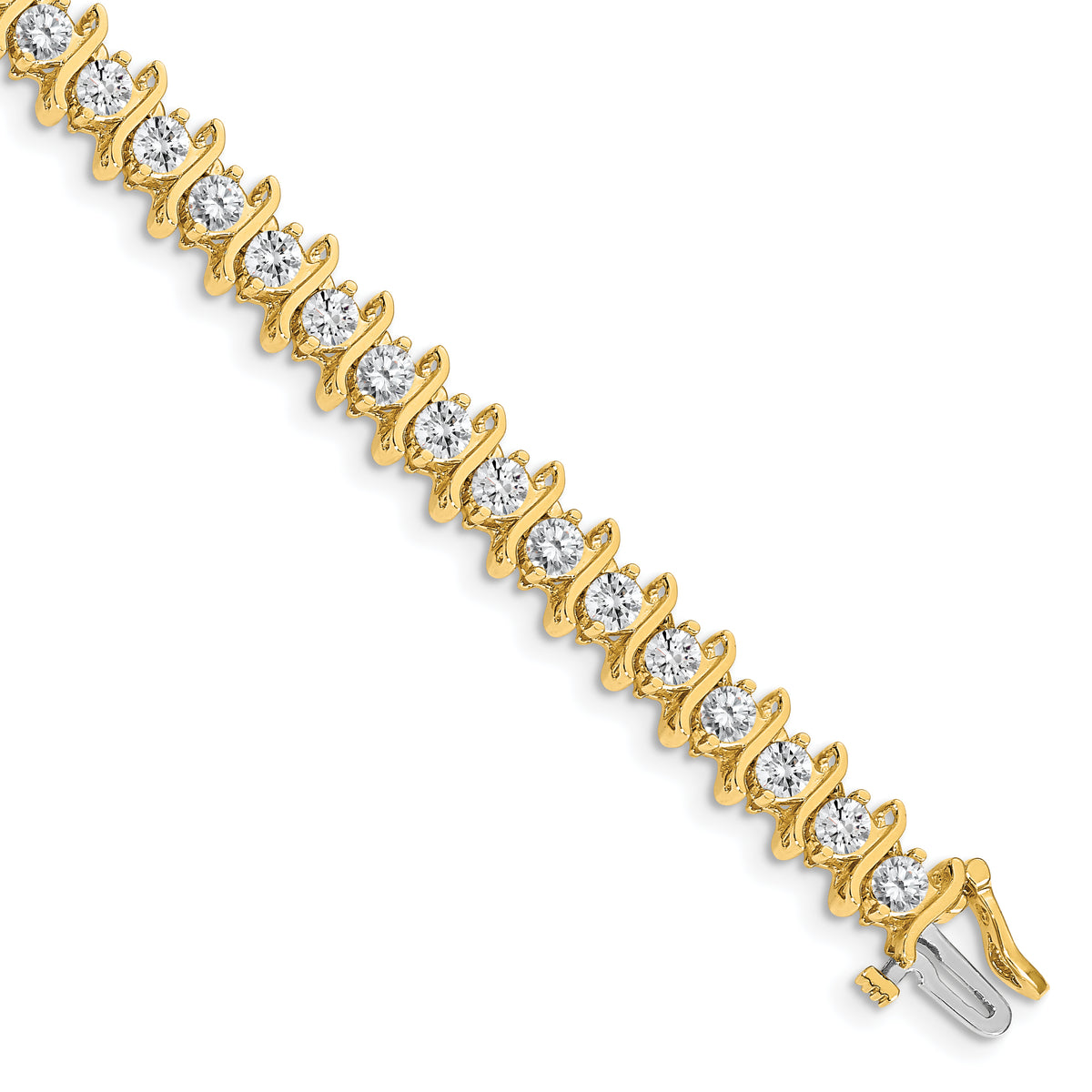 14k AA Diamond Tennis Bracelet