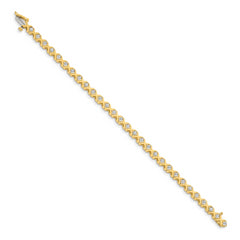 14k AA Diamond Tennis Bracelet