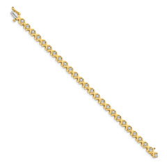 14k AA Diamond Tennis Bracelet