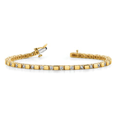 14k AA Diamond Tennis Bracelet