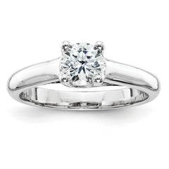 14K White Gold VS Diamond solitaire ring