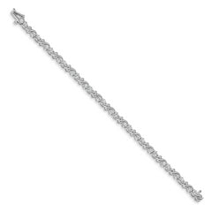 14k White Gold AA Diamond tennis bracelet