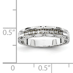 14k White Gold Ladies Band (Trio) Mounting