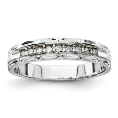 14K White Gold Ladies Band (Trio) Mounting