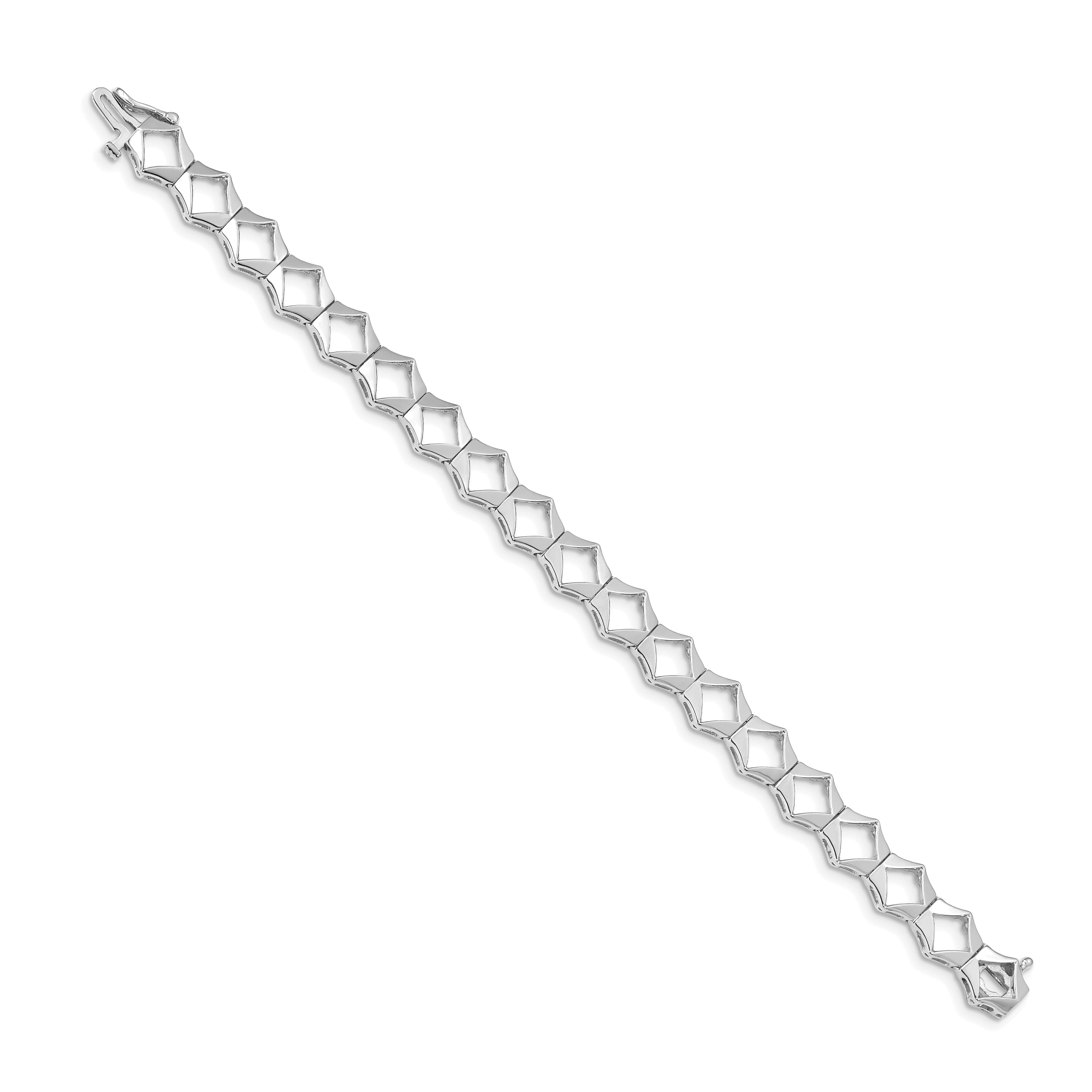 14k WG Holds 19 up to 3.25mm Stones, Add-a-Diamond Tennis Bracelet