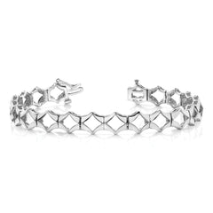 14k WG Holds 19 up to 3.25mm Stones, Add-a-Diamond Tennis Bracelet