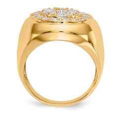 14K VS Diamond men's ring