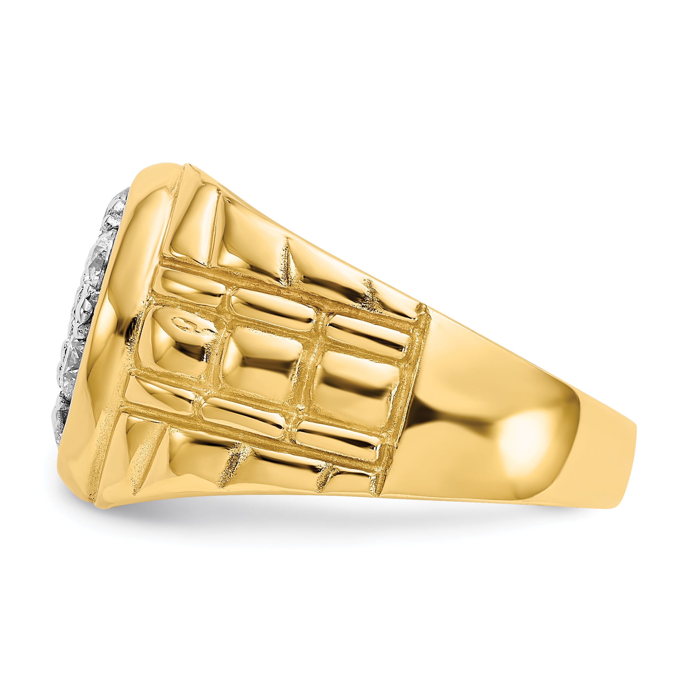 14K VS Diamond men's ring