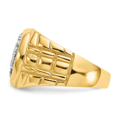 14K VS Diamond men's ring