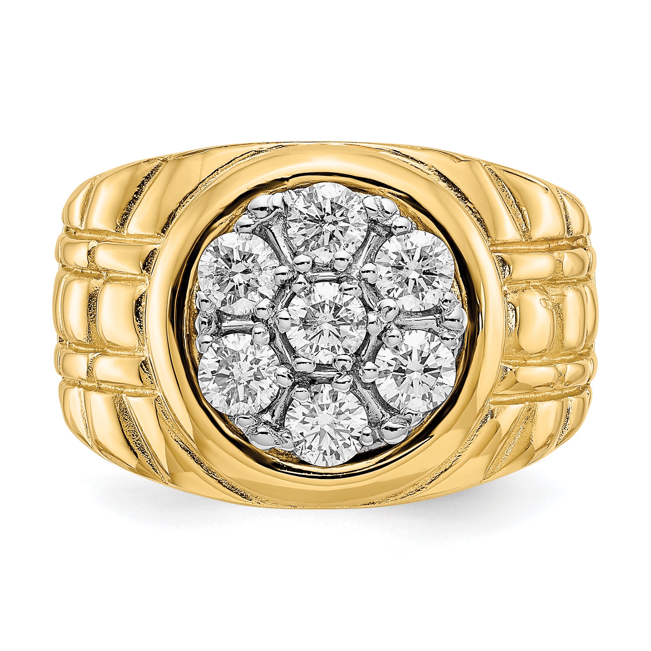 14K VS Diamond men's ring