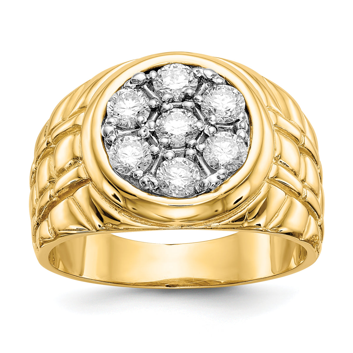 14K VS Diamond men's ring